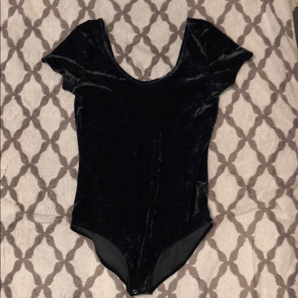 Blue velvet body suit!